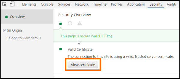 Chrome Ver Certificado